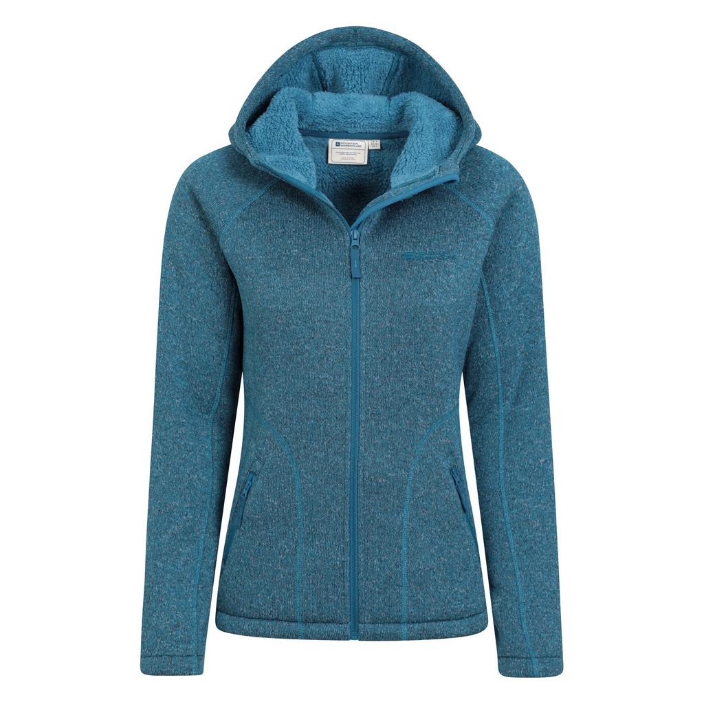 Mountain Warehouse Womens/Ladies Nevis Faux Fur Lined Full Zip Hoodie