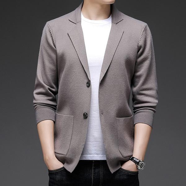 mens button through cardigans