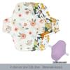 New 23cm Washable Graphene Cotton Antibacterial Reusable Menstrual Pads