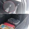 Universal Car Mesh Pocket Hooks Seat Mesh Buckle Hanger Car Interior Trunk Screw Fixing Hook Ring Storage Mesh Pocket Mount Clip