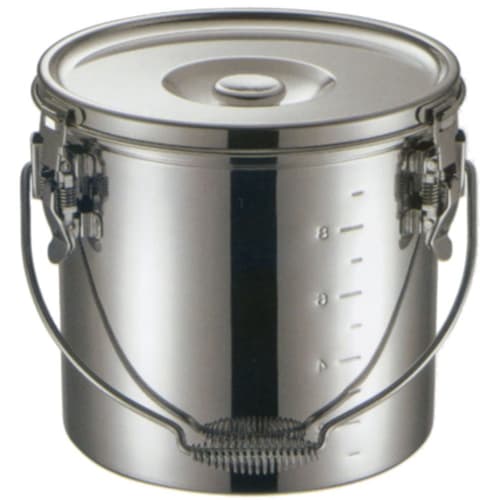 Puppy Brand 19-0 Chrome Stainless Steel Stackable School Lunch Tin, 18cm, Induction Compatible, Product Code: 57918