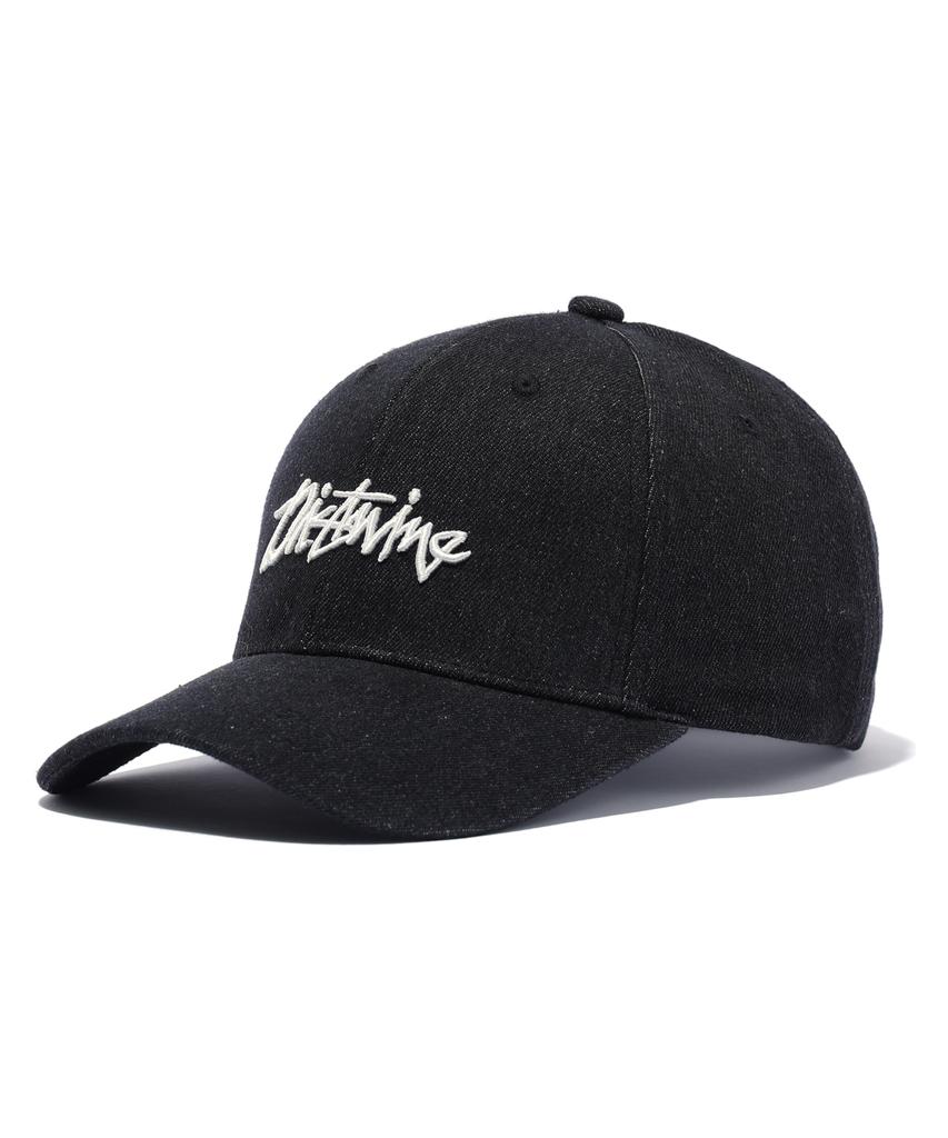 DISTN9NE Logo Denim Ball Cap Black (Lp5Gu595-076)