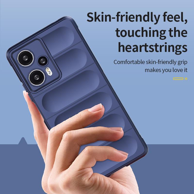 Für Poco F5 Hülle Poco F5 Capas Neue Rüstung Stoßfeste Gummi-Telefon-Stoßstange Rückseite Weiches TPU Für Fundas Xiaomi Poco F 5 F5 Hülle