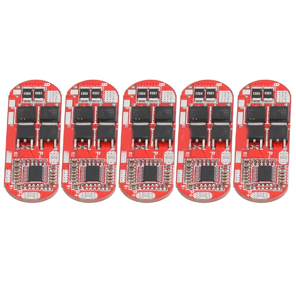 5Pcs Lithium Battery Protection Board Charge Discharge Module 1‑5S 3.7V 20A for Ternary Cell