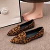 Nový styl Módní Dámské Mokasíny Ploché leopardí špičaté Neformální Oblíbené Dámské Boty Nové Pohodlné Chůze Zapatos Mujer