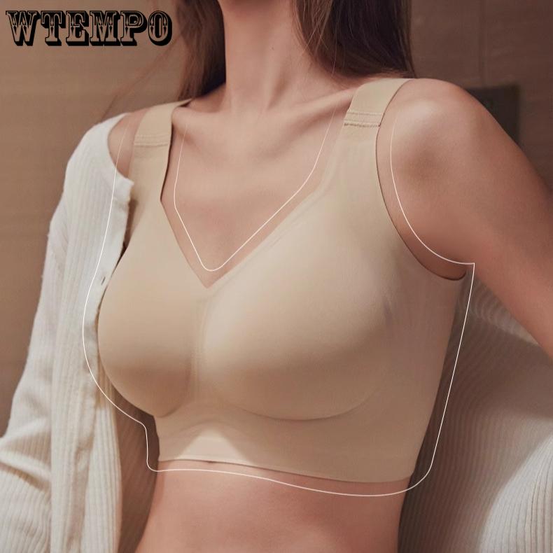 Anti Sagging Bra for Women Full Cup Collection Paired Breasts Seamless Bra Gathering Bra for Women