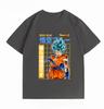 Dragon Ball Super Goku Super Saiyan Blue Print T-shirt Casual Short Sleeve Cotton Anime Streetwear T-shirt Unisex