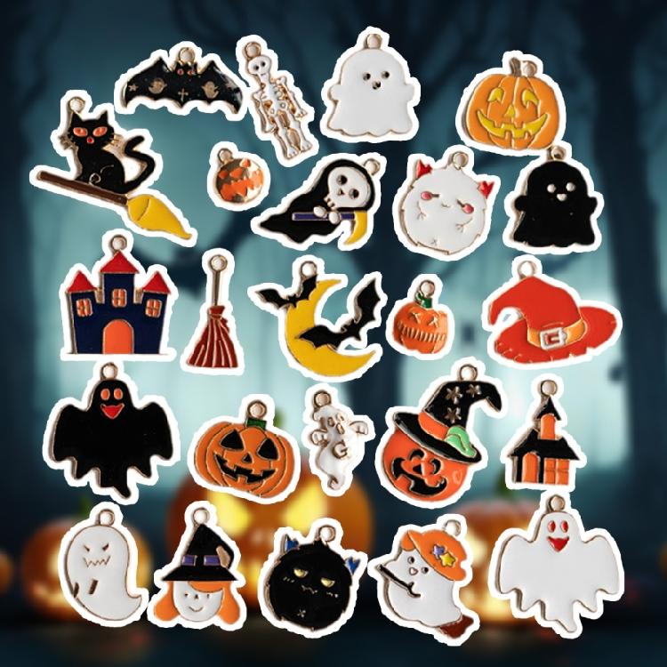 Halloween Miniature Decoration Beautiful Miniature Halloween Ornament for Tree Wall Door Festival Decors Set
