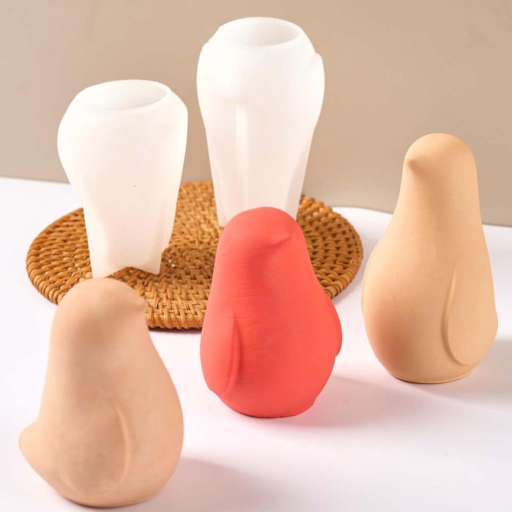 Uroczy ptaszek 3D silikonowa forma na świece DIY zwierzę papużka nierozłączka formy cementowe mydło gips żywica rzemiosło tworzenie dom ogród dekoracja sztuka prezenty
