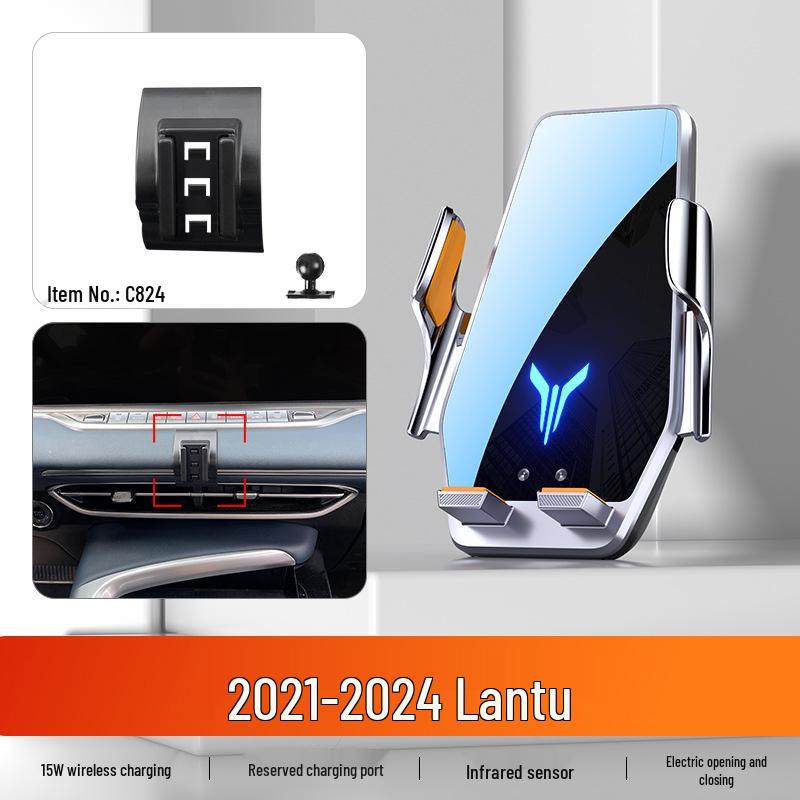 FREE+ Mobile Phone Holder for Lantu 25 Models - Car Navigation & Interior Modifier