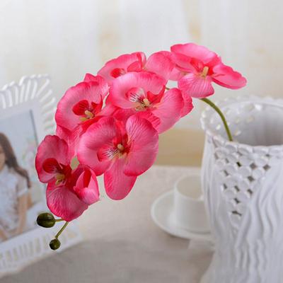 8 Heads 70cm Artificial Butterfly Orchid Flowers Moth Orchids Fake Flower Home Decor DIY Wedding Floral Bouquet Phalaenopsis