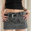 Jeans Decor Y2K Wide Belt Trouser Decoration PU Leather Waistbands Star Rivet Waist Belt  Girls