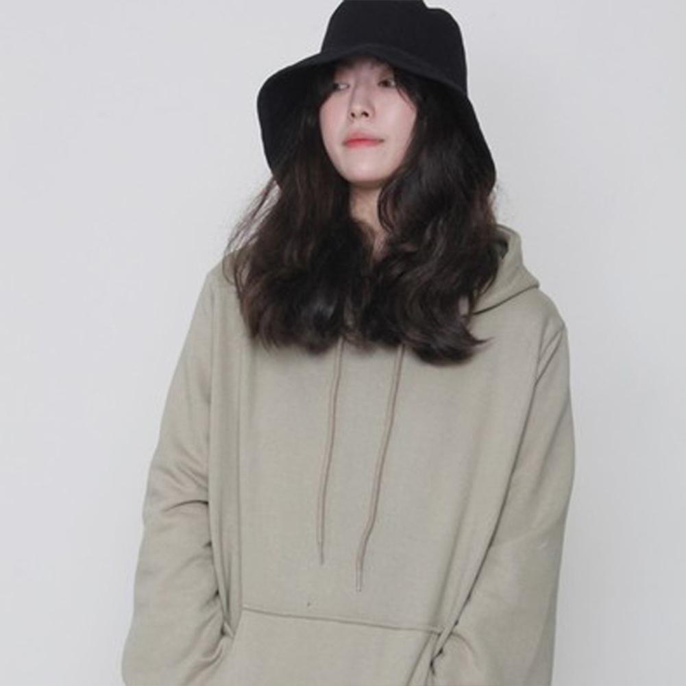 Women Summer Solid Color Large Edge Breathable UV Protection Fisherman Hats