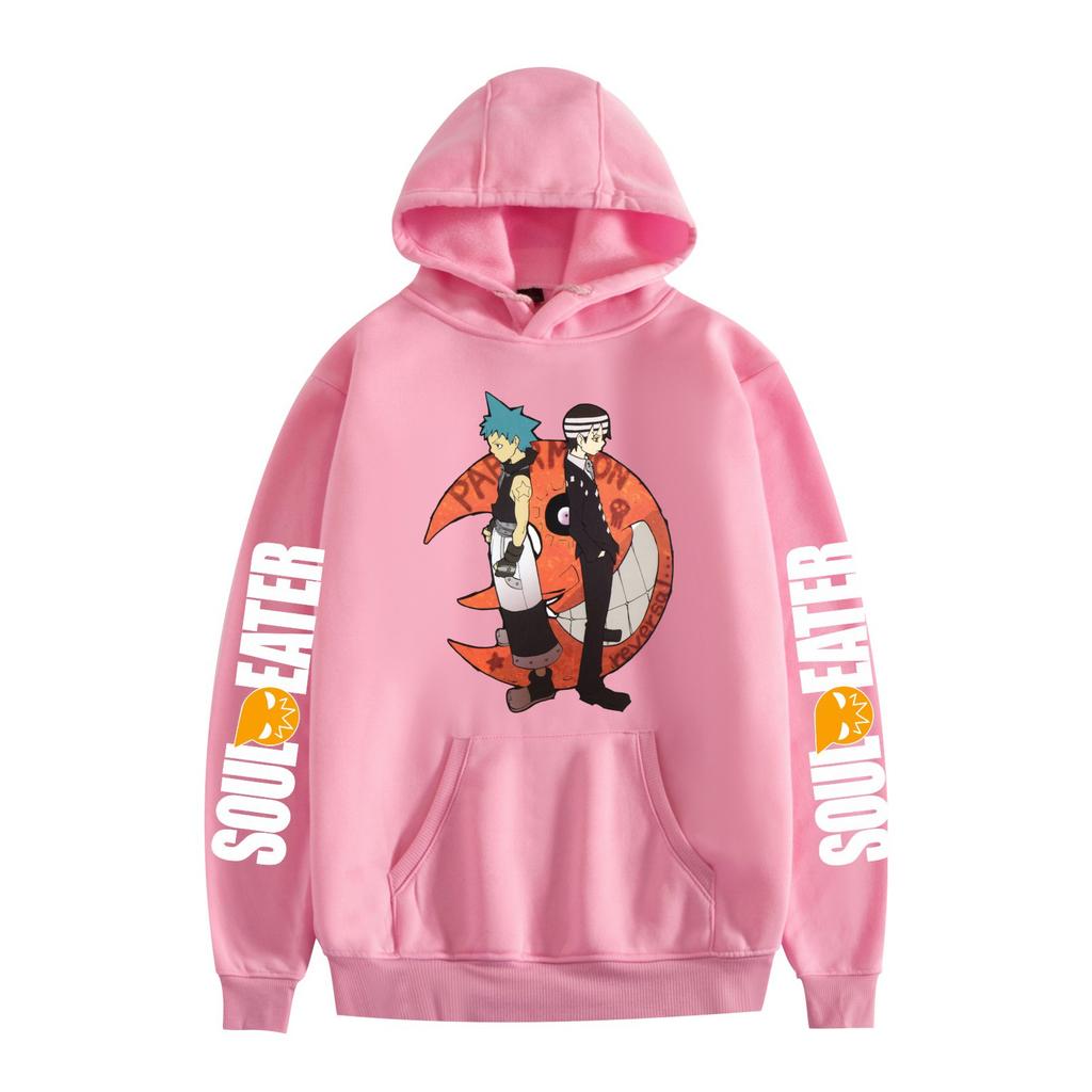 Soul Eater Anime Graphic Printing Autumn Winter Fleece Hoodie