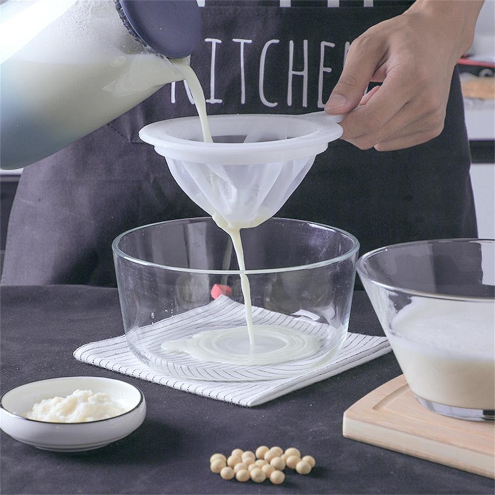 1pc Fine Screen Filter, Yogurt Filter, Juice Filter After Juice Extraction, Milk Tea, Nut Milk, Soybean Milk, Juice, Yogurt, Cof