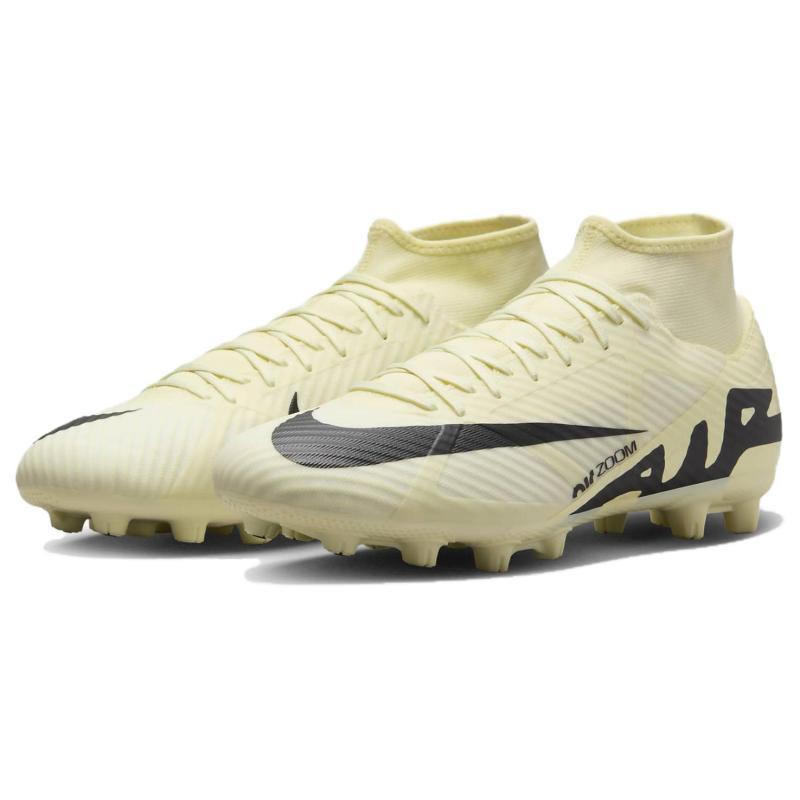 Nike Mercurial Superfly 9 Academy Kemény Talajra Magasszárú Foci Cipő 'Limonádé' Sportcipő DJ5626-700
