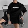 Dragon Ball Anime Trendy Casual Direct Spray Printed Heavy Cotton Short Sleeved Tshirt Mens Trendy Brand American Top Trendy