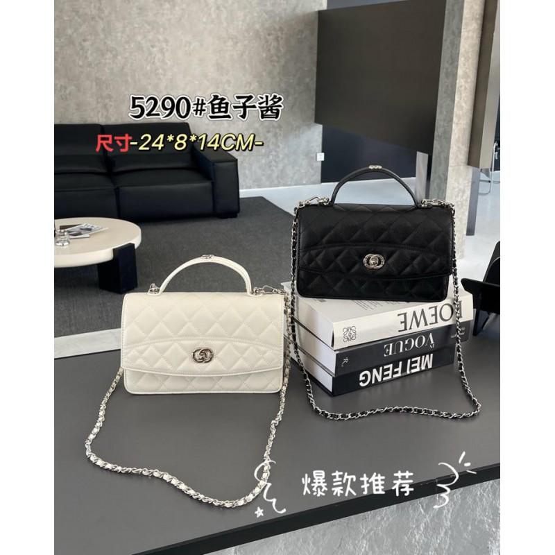 Xiaoxiangfeng Grid Chain Bag New Women's Fragrant Grandmother Handbag Fashionable Versatile Shoulder Crossbody