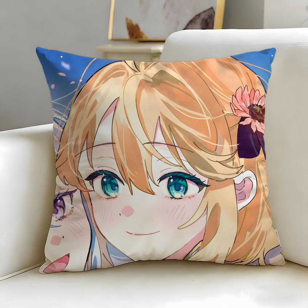 The Magical Revolution of the Reincarnated Princess Cushion Cover Soft  EasyWash Pillow Case  Versatile for Couch Bed Travel