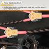 2Pcs 2 Way Car Power Distribution Amp Block Car Audio Power Wire Splitter 0/2/4 Gauge In 4/6/8 Gauge Out Durable Amplifier Power