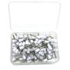 100pcs Dental Prophy Brushes Polishing Polisher Rubber Cup Disposable Latch Type Colorful Buff Nylon Bristles Brush