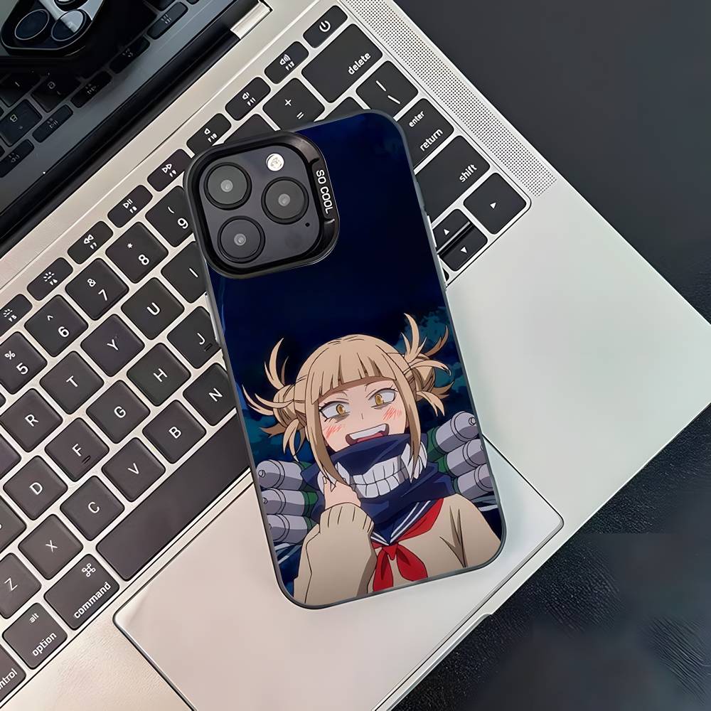 Anime Toga Himiko Phone Case For iPhone 17,16,15,14,13,12,11,Pro,XS,Max,Plus,Mini,SE4,E Black Matte Shockproof Cover