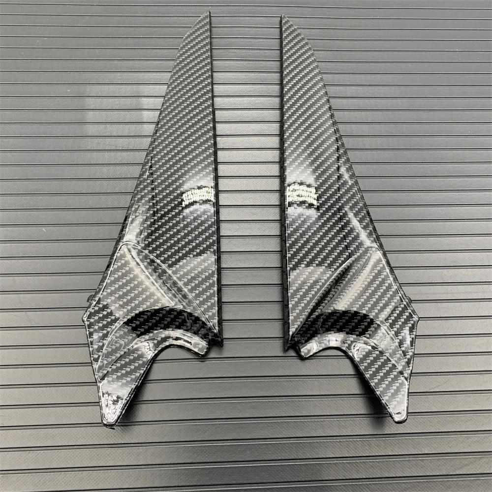 For Suzuki GSXR 600 GSXR 750 2008 2009 2010 Karbonfiberlakk Tank Sidepanel Kåpe Drivstofftank Deksel Trim