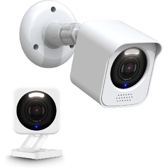 All-New Wyze Cam V4 Camera Surveillance Mount, Compatible with Wyze Cam V4 ONLY Weatherproof Protective Housing and 360 Degree Adjustable (Camera Not