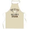 Kitchen Apron - Planetee - Customizable (first Name) - Resistant Cotton - Made In France Printing