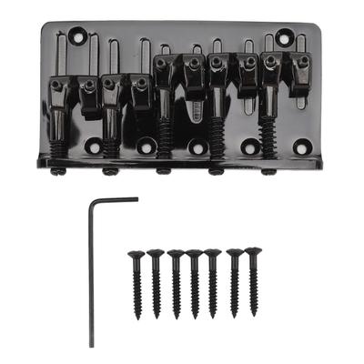 5 String Bass Bridge Adjustable Saddle Zinc Alloy Exquisite Retro Electric Bass Guitar Bridge