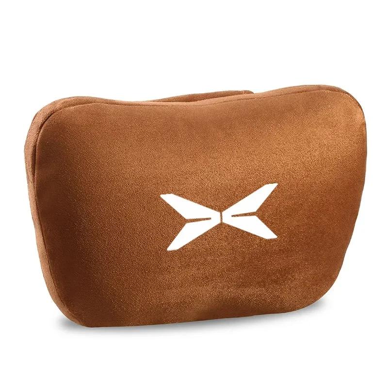 Car Styling For XPENG Xiaopeng P7 P7i G3 G6 G9 2021 2022 2023+ Car Breathable Lumbar Headrest Neck Pillow Waist Back Support