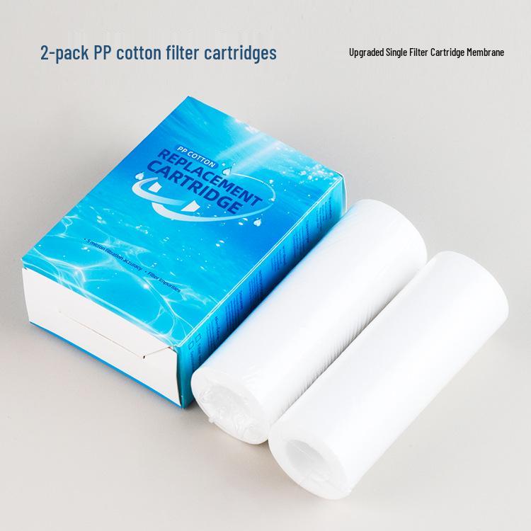 Set Purificatore d'Acqua per la Casa Transfrontaliero: Filtri per Doccia, Lavatrice, WC con Nucleo Sostituibile in Cotone PP