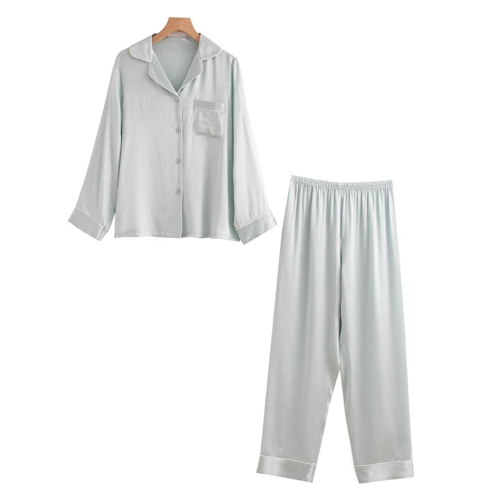 2025 Women's Silk Spaghetti Strap Robe & Nightgown - Elegant Bridal Homewear