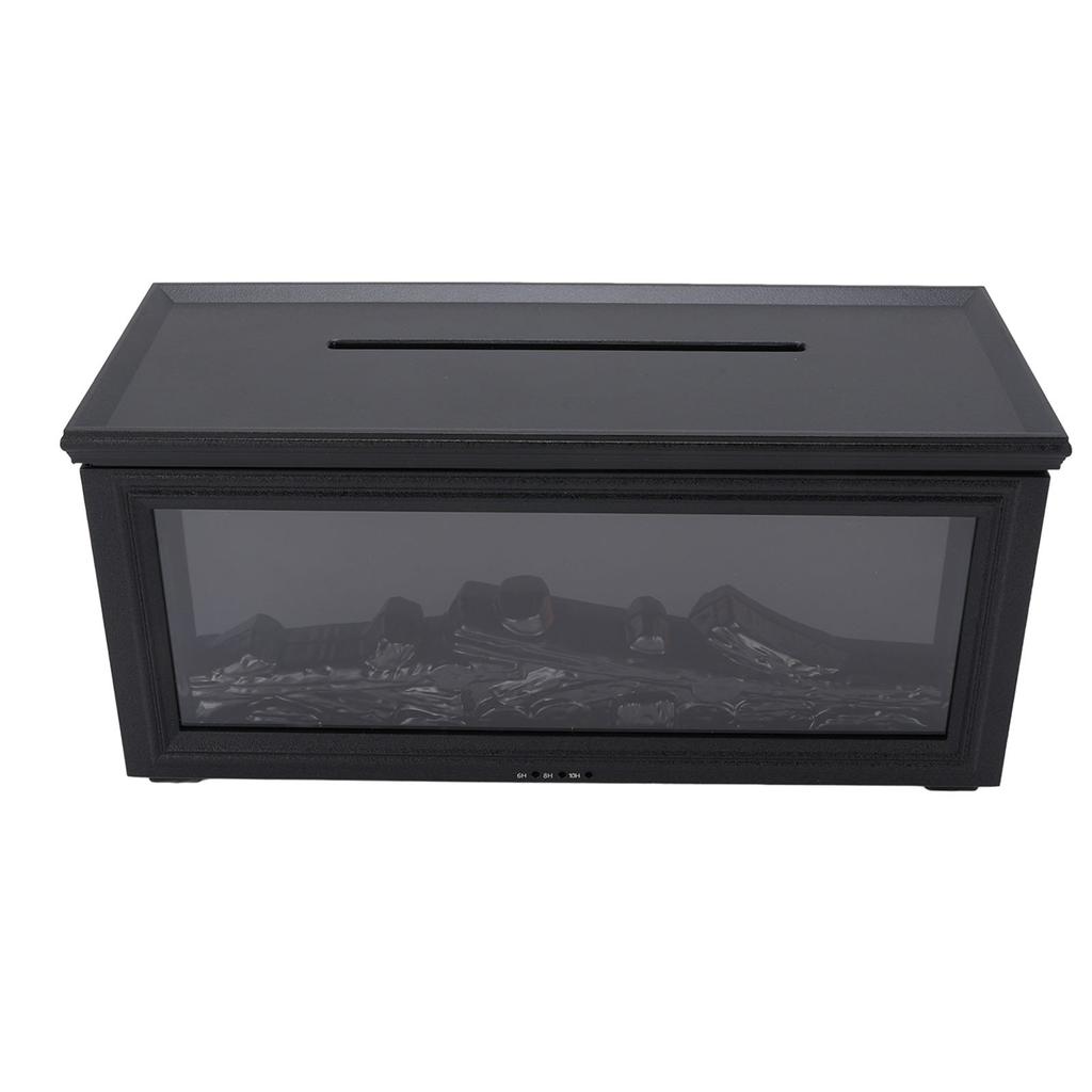 Flame Diffuser 280ml Lifelike Quiet Auto Shut Off with Remote Control Essential Oil Diffuser Fireplace Aromatherapy Humidifier