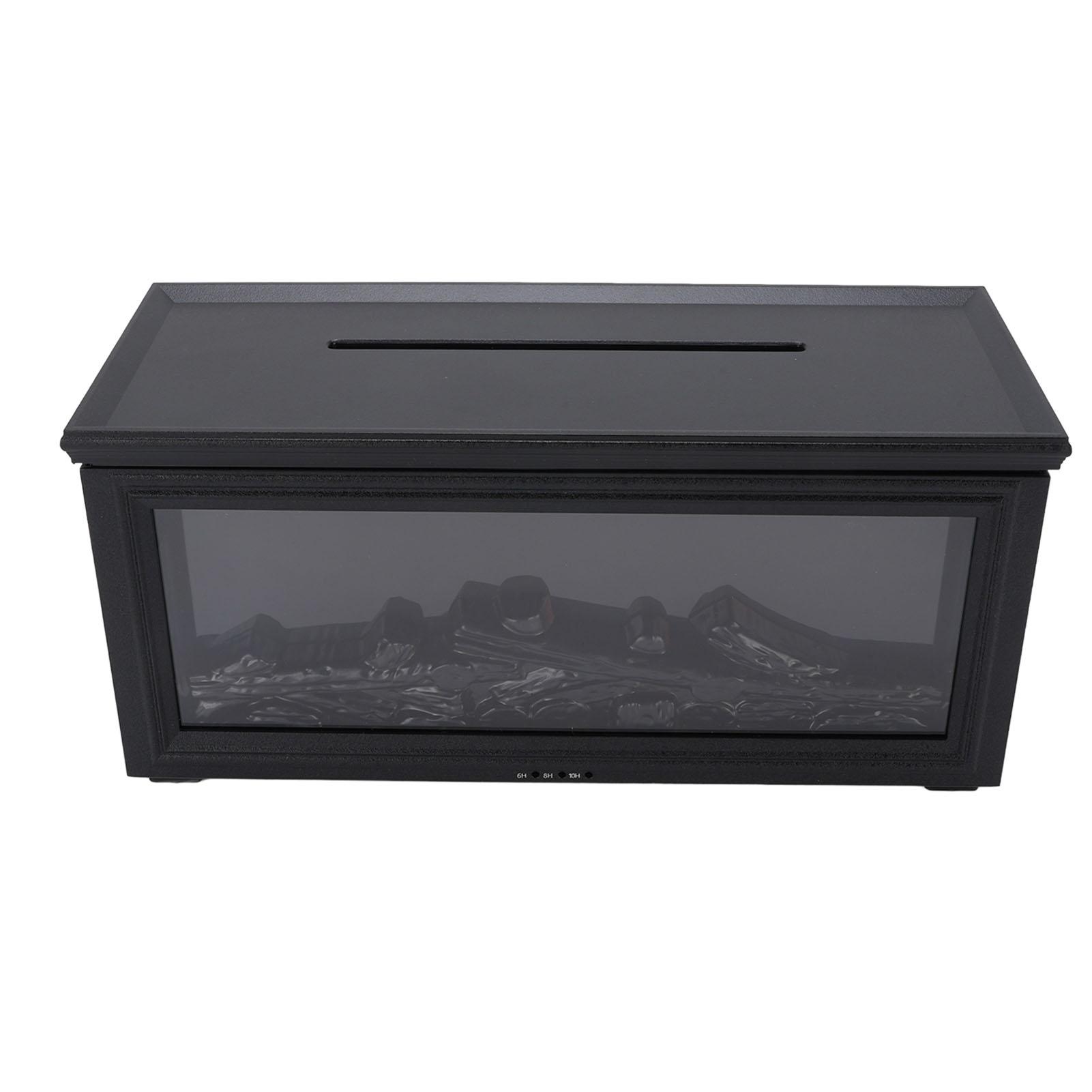 Flame Diffuser 280ml Lifelike Quiet Auto Shut Off with Remote Control Essential Oil Diffuser Fireplace Aromatherapy Humidifier