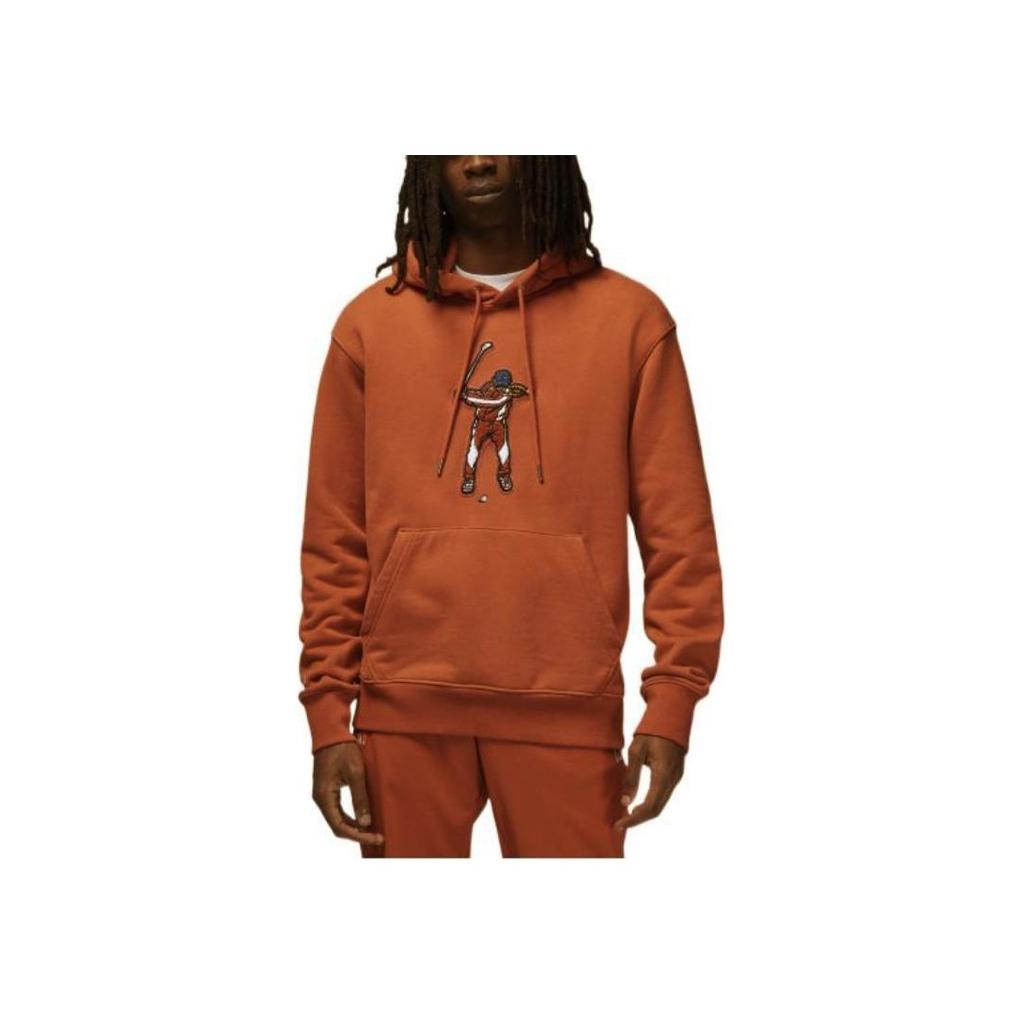 Air Jordan x Eastside Golf Fleece Hoodie Burnt Sunrise/Midnight Navy/White Men Tops Orange DV1888-861