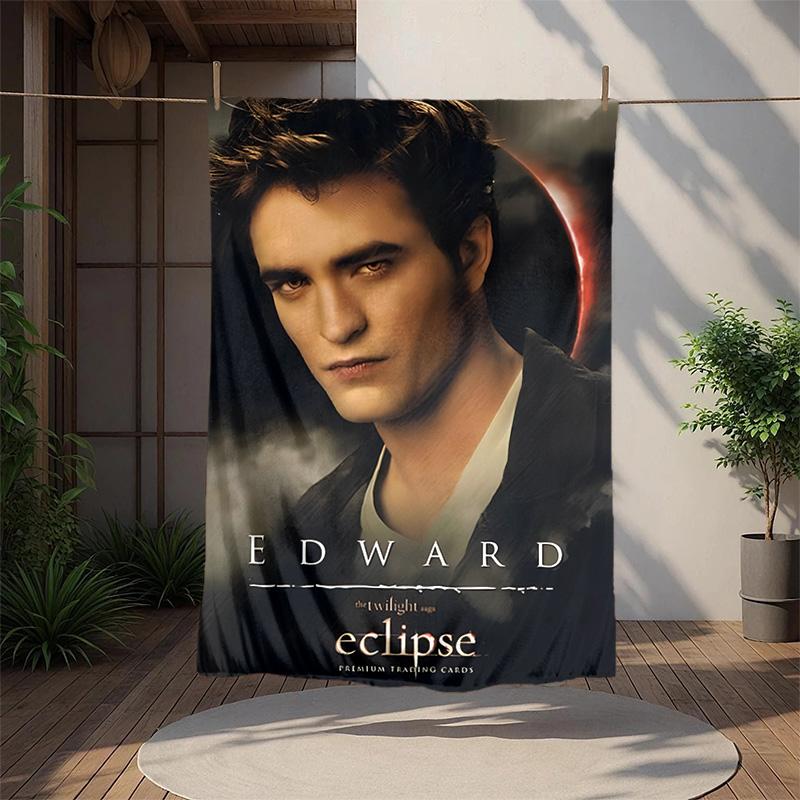 Edward Cullen Flannel Blanket Soft Warm All-Season Throw, Design for Camping, Car Travel, Hiking Sofa, Bed, Office Perfect Gift for Parties