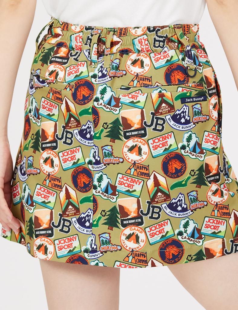 Skirt Stretch Taffeta 2 [Jack Bunny] Women's PE/PU / 263-2234850 180_Khaki [L]