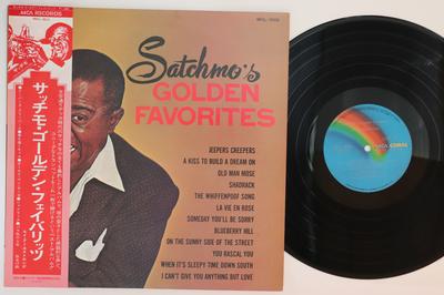 LP Record LOUIS ARMSTRONG - Satchmo's Golden Favourites MCL3012 MCA 1975 US Obi Jazz Used