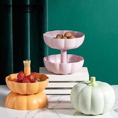 Kürbis Kreative Einfache Moderne Hause Wohnzimmer Couchtisch Net Rot Große Kapazität Candy Box Mehrschichtige Melone Samen Tablett