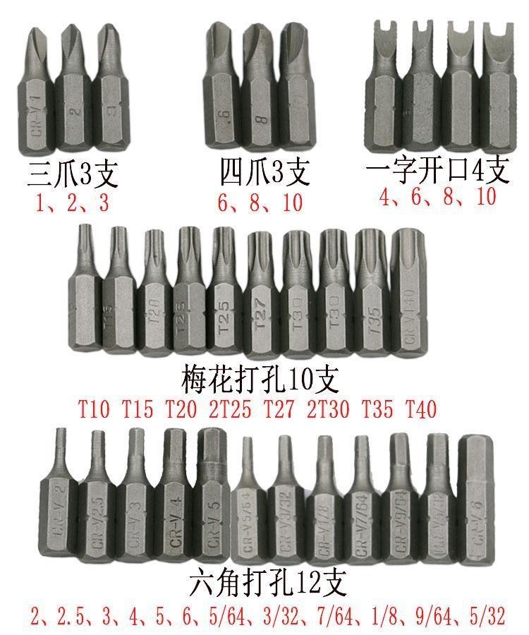 Set de 33 de biți de securitate cu suport pentru biți extensibil, set de biți de șurubelniță, suport pentru biți cu eliberare rapidă