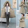 Medium and Long Waist Pie Overcomes Women's Winter New Products, Loose Fashion Hooded Down Cotton Jacket Women