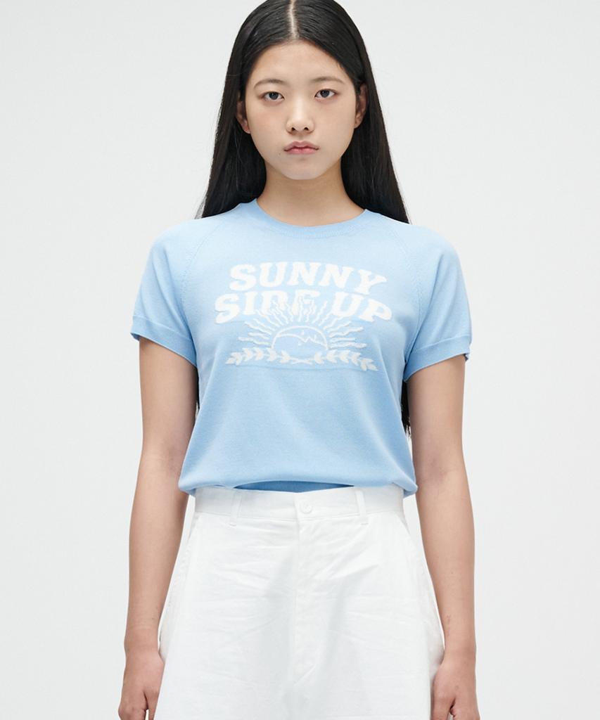 TAKEASY (Women'S) Line Half Knit (Sky Blue)