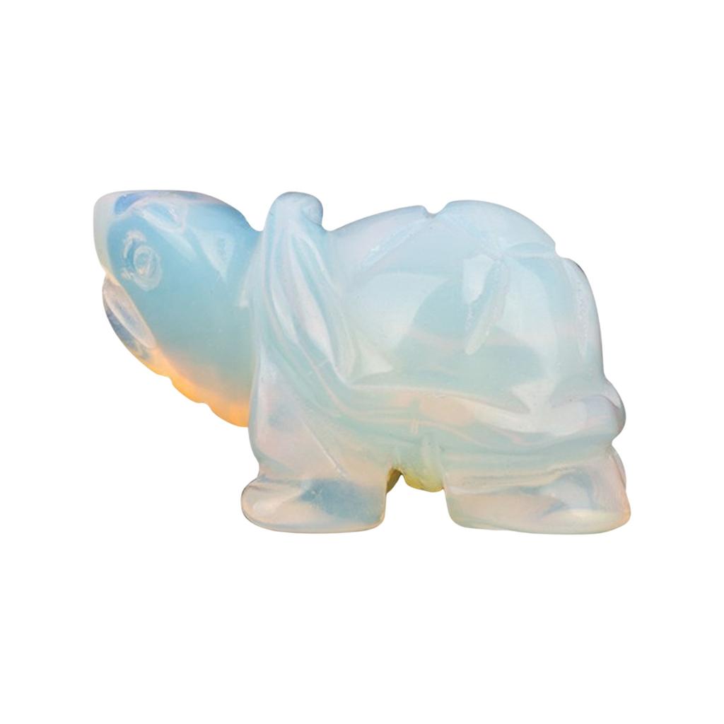 Crystal Turtles Figurines Stone Animal Sculpture Hand Carved Reiki Healings Crystal Turtles Statue Ornament Home Decors