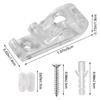 Window Roller Blind Cord Safety Chain Cord Guide Fixation Hook with Connectors and Screws for Roman Shade Bead Chain