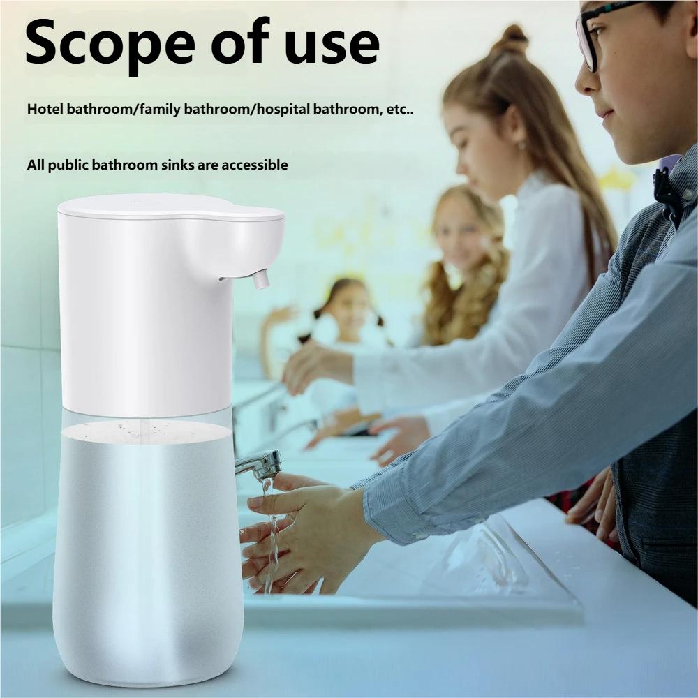 Automatic Soap Dispenser Soap Foam Dispenser Smart Sensor Soap Dispenser Contactless USB Charging 350ml Hand Sanitizer Machine