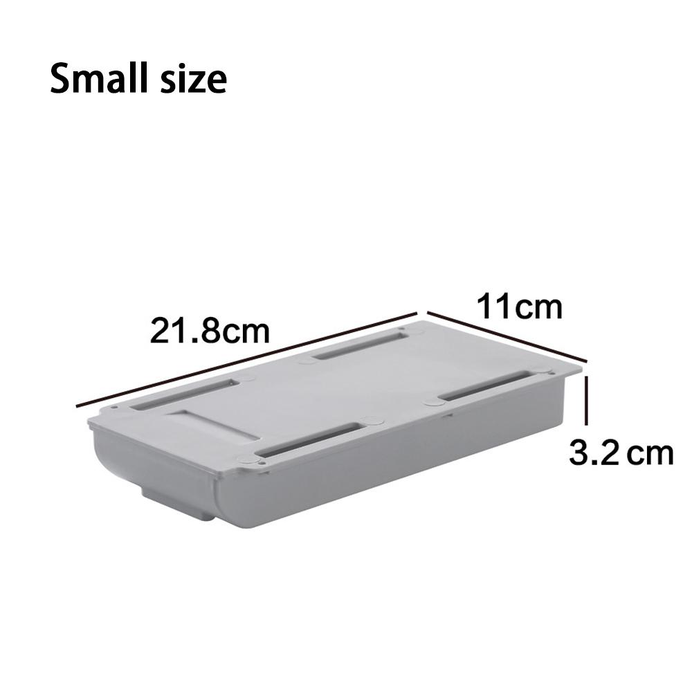 Desk Organizers Storage Drawer Self-adhesive Storage Box Office Stationery Tools Organizers Knife Fork Kitchen Organizer Makeup