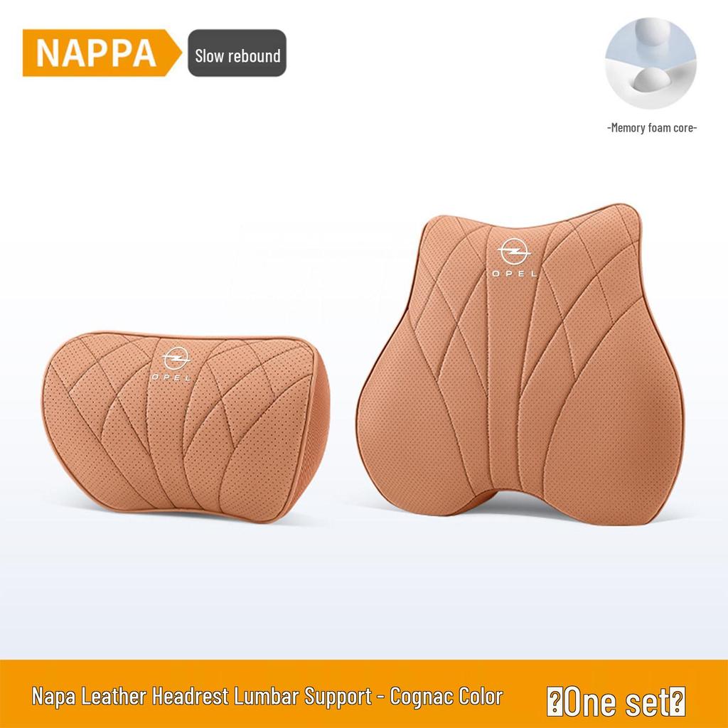 Opel Car Headrest Memory Foam Neck Pillow for Astra, Insignia, Vivaro, Zafira, Antara