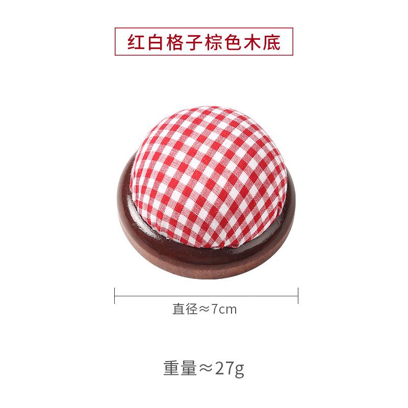 Pin Cushions Round Shaped Sewing Needle Pad Pincushions for Sewing with Wristband,Sewing Accessory for DIY Craft