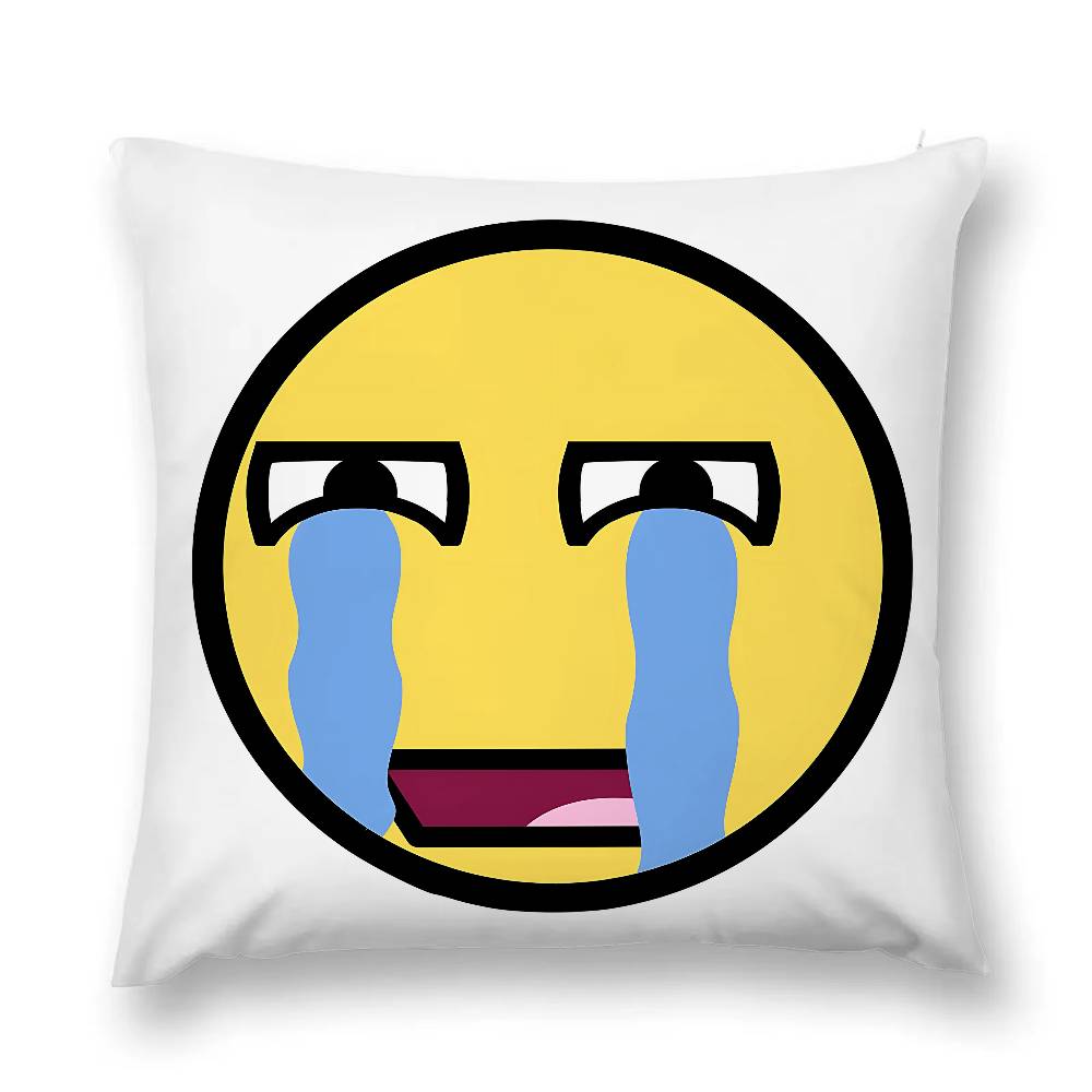 Lustiger E-Epic Face Kissenbezug Kissen zum Beziehen Heimdekoartikel Wohnzimmerdekoration Kissenbezüge